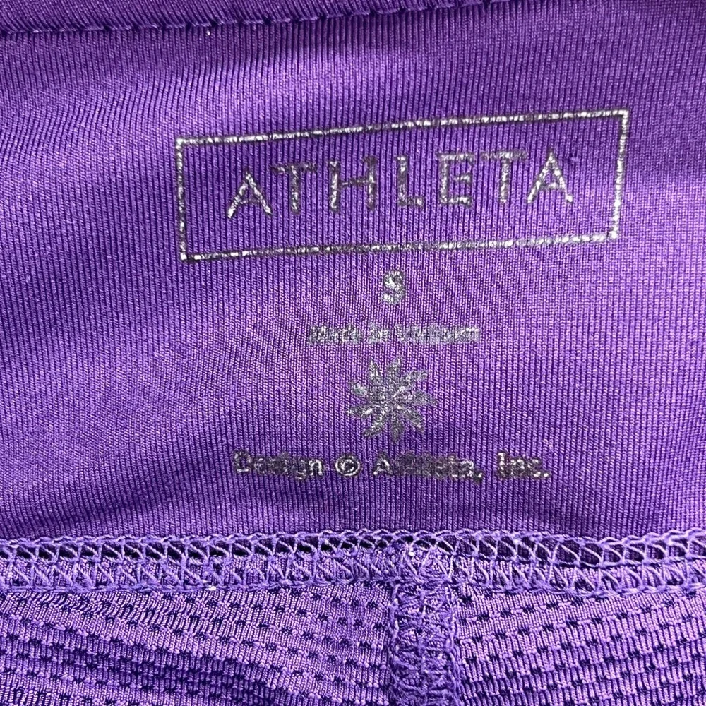 Athleta Skort Womens Small Purple Pleated Stretch Athletic Tennis Golf Skirt